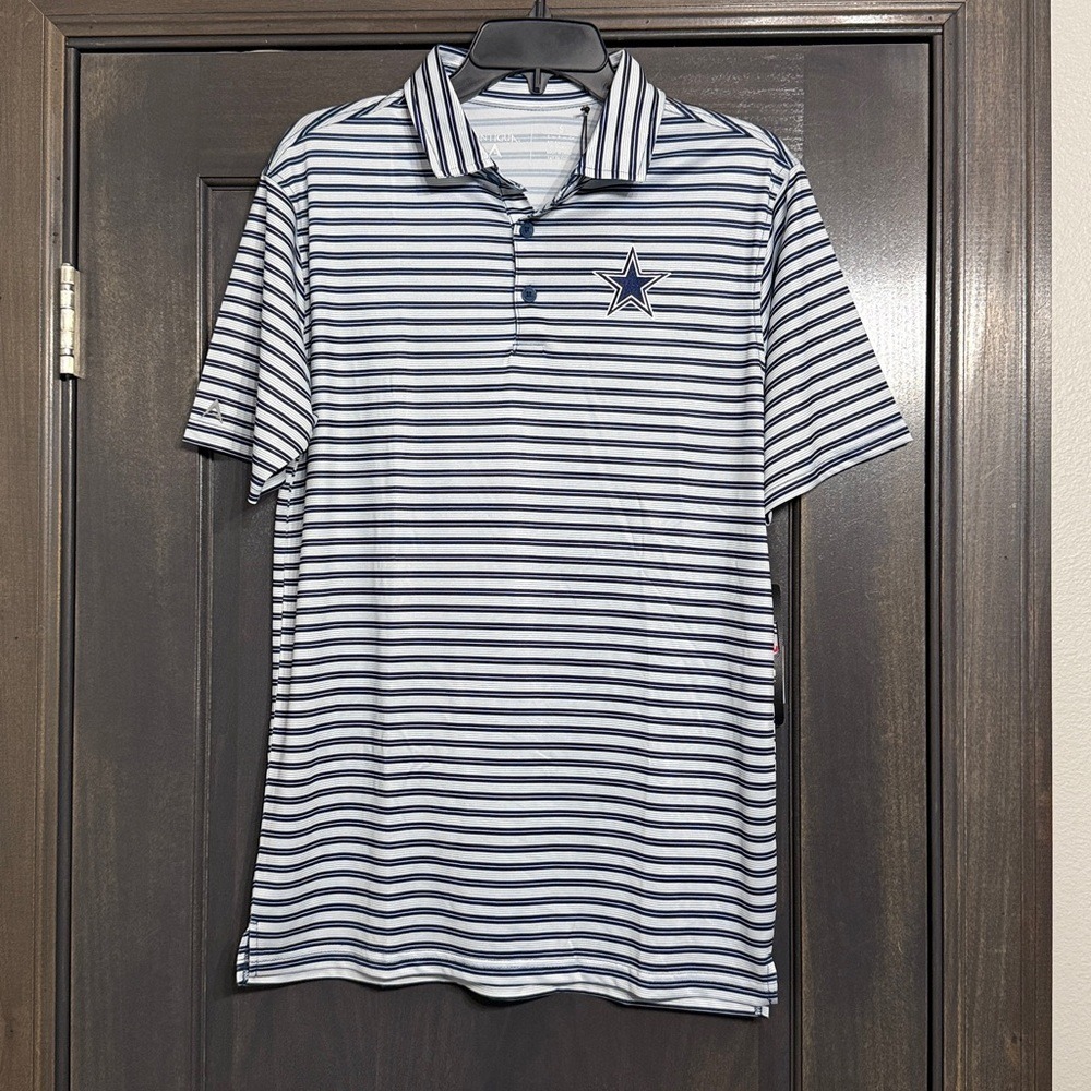 Antigua Dallas Cowboys NFL Football NWT Mens Polo Golf Short Sleeve‎ Shirt S